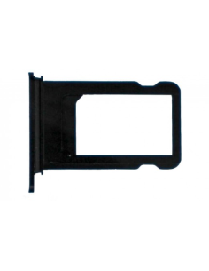 Bandeja sim para Apple iPhone 7 Negro brillo - Calidad...