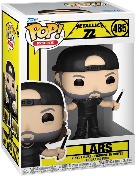 Figura Funko Pop! Rocks Metallica 72 Lars Modelo 485 | 87077
