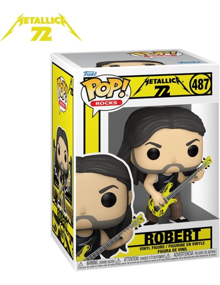 Figura Funko Pop! Rocks Metallica 72 Robert Modelo 487 | 87078