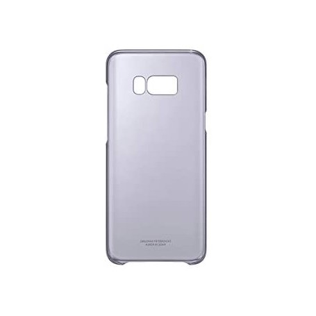 Funda Samsung Clear Cover para Galaxy S8+ color Violeta Modelo EF-QG955CV Nuevo