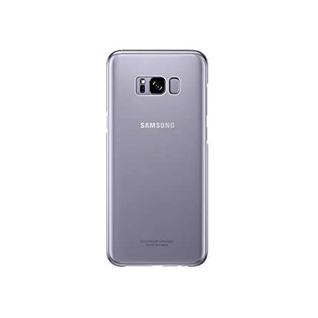 Funda Samsung Clear Cover para Galaxy S8+ color Violeta Modelo EF-QG955CV Nuevo