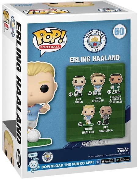 Figura Funko Pop! Fútbol Manchester City Erling Haaland Modelo 60 | 75113