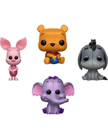 Figura Funko Pop! Pack Diamond Disney Winnie de Pooh - Piglet - Eeyore y Heffalump | 66843