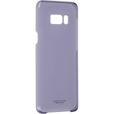 Funda Samsung Clear Cover para Galaxy S8+ color Violeta Modelo EF-QG955CV Nuevo