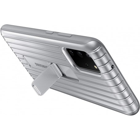 Funda Samsung Protective Standing Para Galaxy S20 Plus Plata Modelo EF-RG985CS