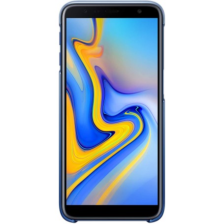 Funda Samsung Para Galaxy J6 Plus Gradation En Azul Modelo EF-AJ610CL Nuevo
