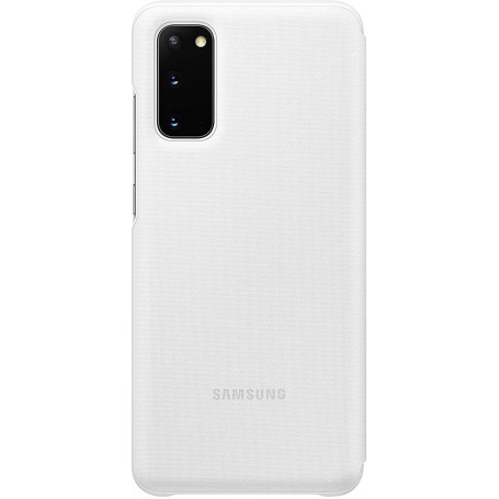 Funda Samsung Smart Led View Para Galaxy S20 Blanco Modelo EF-NG980PW Nuevo