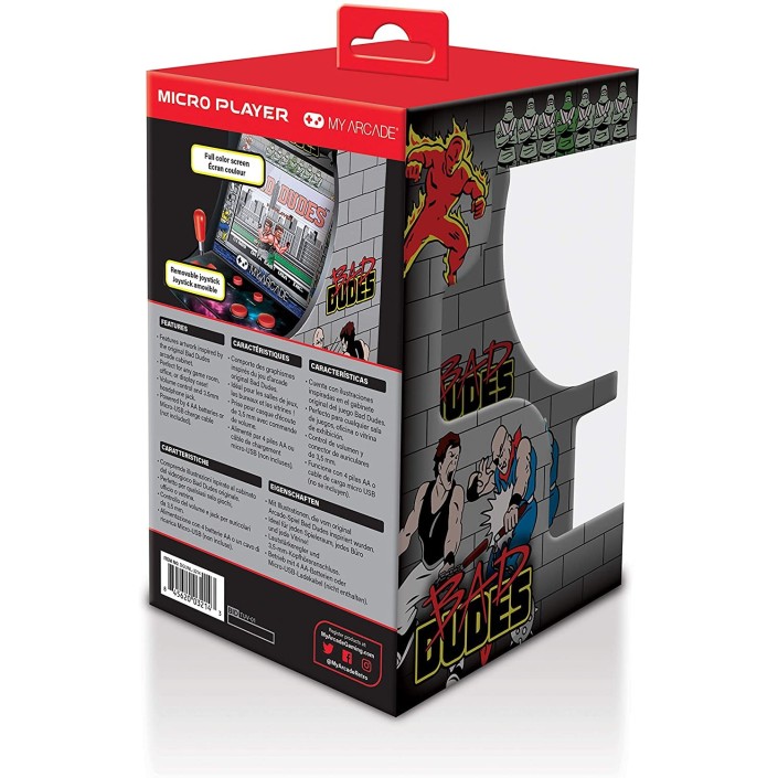 Consola Retro My Arcade Bad Dudes Micro Player...