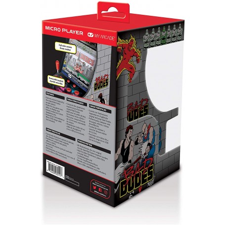Consola Retro My Arcade Bad Dudes Micro Player Modelo DGUNL-3214