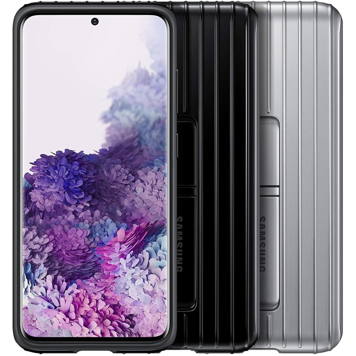 Funda Samsung Galaxy S20 Standing Cover Plata...