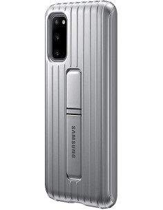 Funda Samsung Galaxy S20 Standing Cover Plata EF-RG980CS 2