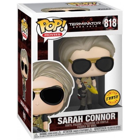 Figura Funko Pop! Películas Terminator Dark Fate Sarah Connor Modelo 818 | 43502 Edición Chase