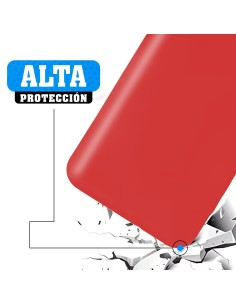 Funda Silicona para Apple iPhone 7 / 8 / SE 2020 Rojo -... 2