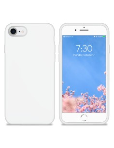 Funda Silicona para Apple iPhone 7 / 8 / SE 2020 Blanco -...
