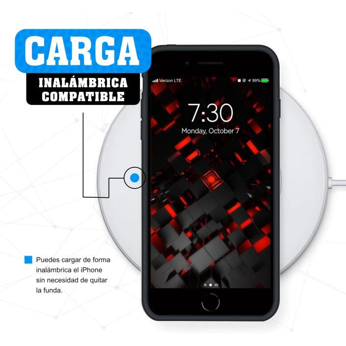 Funda Silicona para Apple iPhone 7 / 8 / SE...