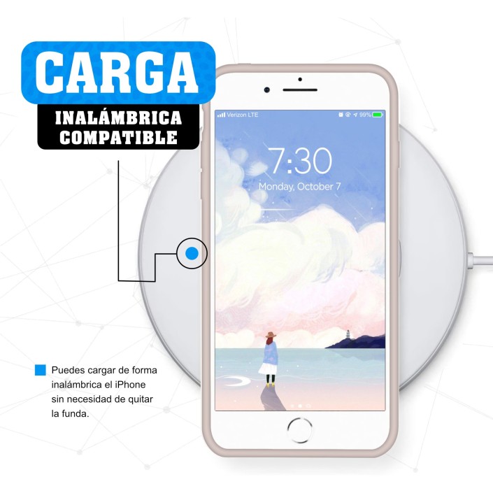 Funda Silicona para Apple iPhone 7 / 8 / SE...