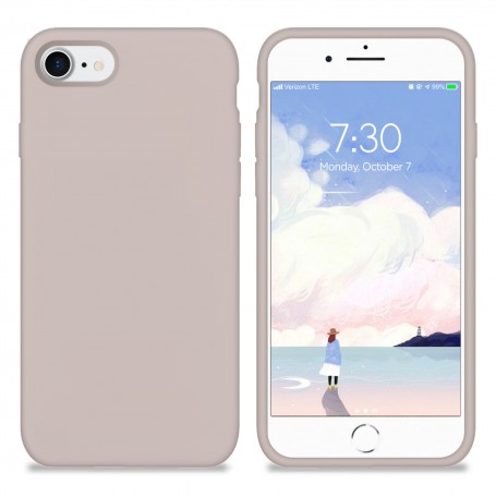 Funda Silicona para Apple iPhone 7 / 8 / SE 2020 Piedra - Librephonia