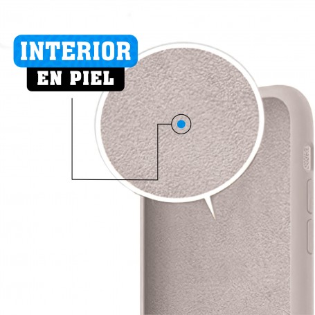 Funda Silicona para Apple iPhone 7 / 8 / SE 2020 Piedra - Librephonia
