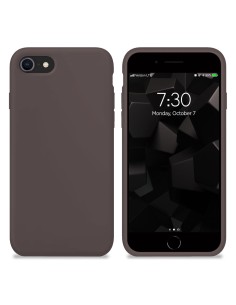 Funda Silicona para Apple iPhone 7 / 8 / SE 2020 Cacao -...