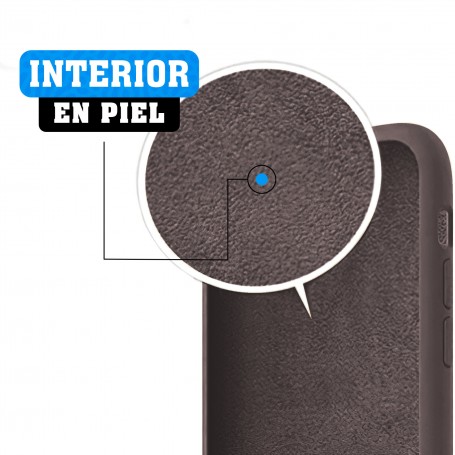Funda Silicona para Apple iPhone 7 / 8 / SE 2020 Cacao - Librephonia