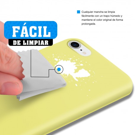 Funda Silicona para Apple iPhone 7 / 8 / SE 2020 Limonada - Librephonia