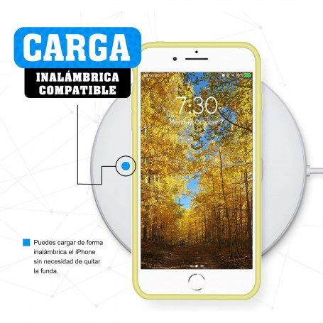 Funda Silicona para Apple iPhone 7 / 8 / SE 2020 Limonada - Librephonia