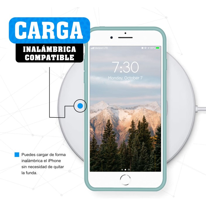 Funda Silicona para Apple iPhone 7 / 8 / SE...