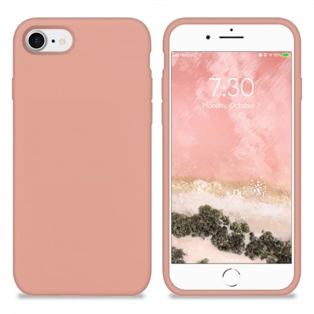 Funda Silicona para Apple iPhone 7 / 8 / SE 2020 Flamingo - Librephonia