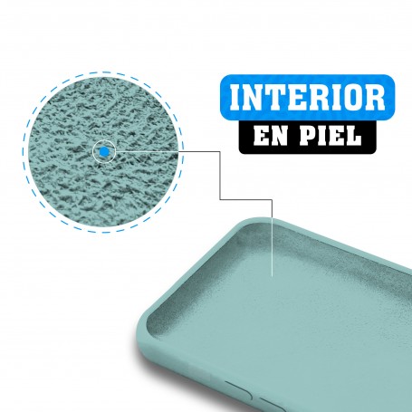 Funda Silicona para Apple iPhone X / Xs Azul Mar - Librephonia