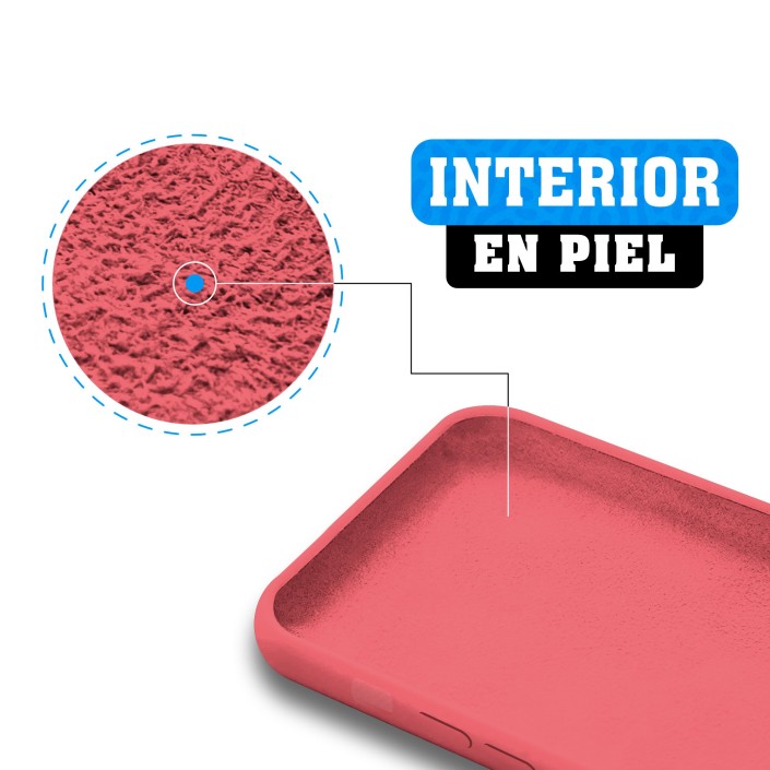 Funda Silicona para Apple iPhone X / Xs Rosa...