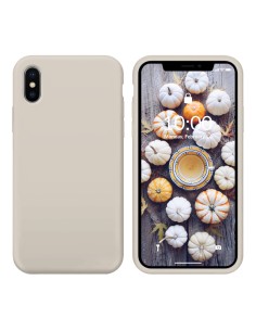 Funda Silicona para Apple iPhone X / Xs Piedra - Librephonia