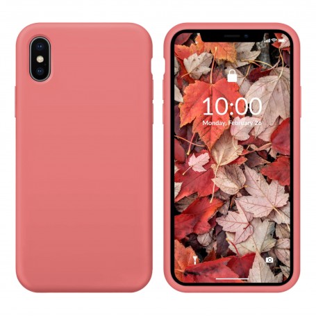 Funda Silicona para Apple iPhone X / Xs Camelia - Librephonia