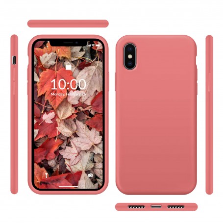 Funda Silicona para Apple iPhone X / Xs Camelia - Librephonia