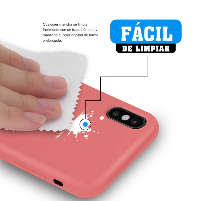 Funda Silicona para Apple iPhone X / Xs Camelia...