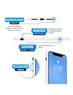 Funda Silicona para Apple iPhone Xs Max Blanco - Librephonia 2