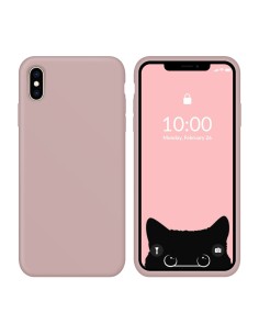 Funda Silicona para Apple iPhone Xs Max Rosa Arena -...