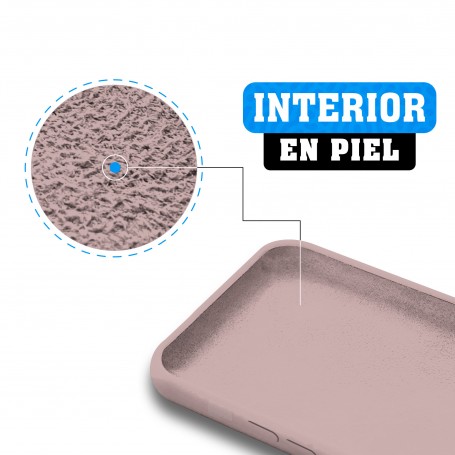 Funda Silicona para Apple iPhone Xs Max Rosa Arena - Librephonia