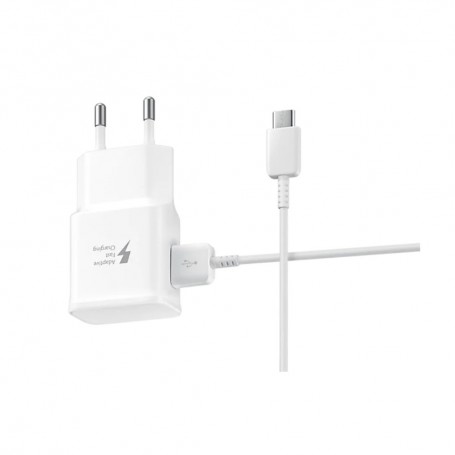 Cargador Rápido Compatible EP-TA20EWE y Cable USB Tipo C para Samsung Galaxy S8 | S9 | S10 | Edge | Note | Tab - Librephonia