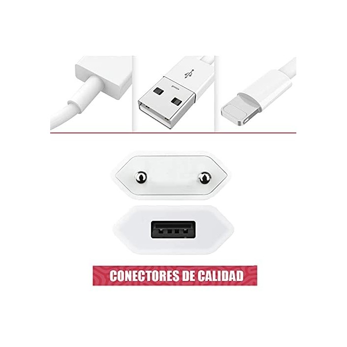 Cargador para Apple compatible con iPhone |...