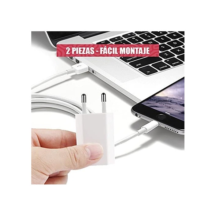 Cargador para Apple compatible con iPhone |...