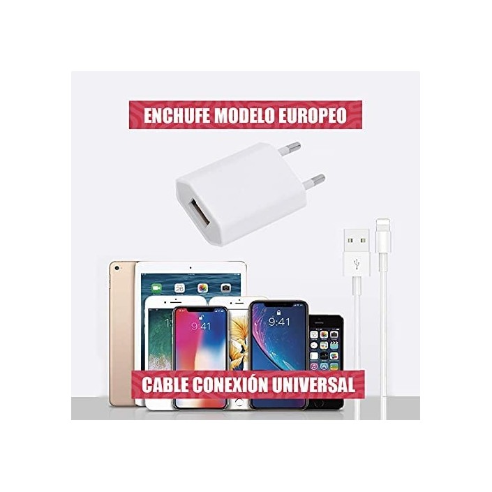 Cargador para Apple compatible con iPhone |...