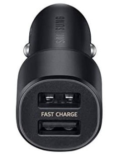 Samsung Cargador Coche USB EP-L1100NB Dual 2A Negro