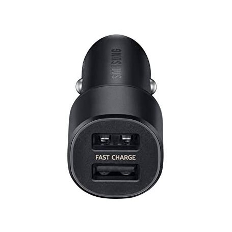 Samsung Cargador Coche USB EP-L1100NB Dual 2A Negro