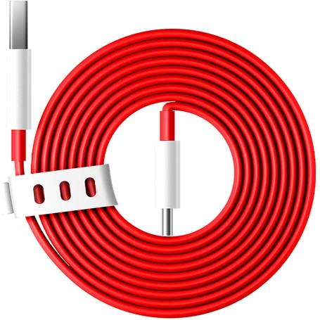 Cable de Carga Warp OnePlus de Tipo C a Tipo C 1 metro Rojo y Blanco 5481100047 C203A