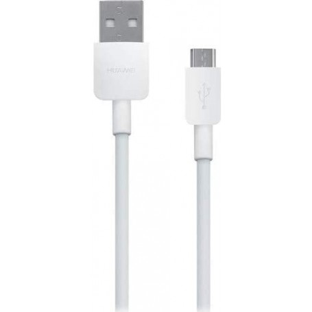 Cable Huawei Micro USB a USB Modelo CP70 55030216 de 1m Blanco