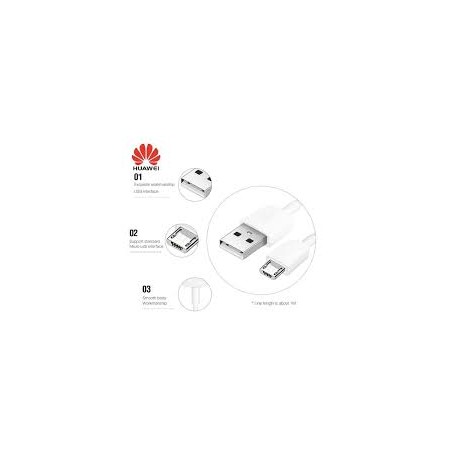 Cable Huawei Micro USB a USB Modelo CP70 55030216 de 1m Blanco