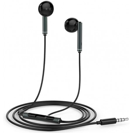 Auriculares AM116 Negro compatibles con Huawei | Samsung | Xiaomi