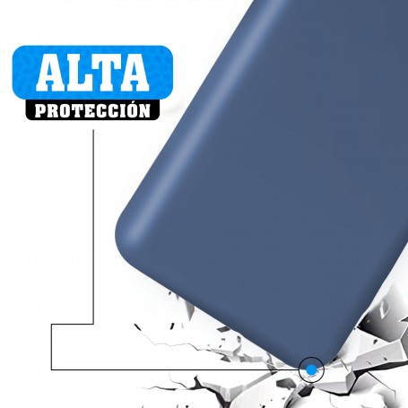 Funda Silicona para Apple iPhone 7 / 8 / SE 2020 Azul Océano - Librephonia