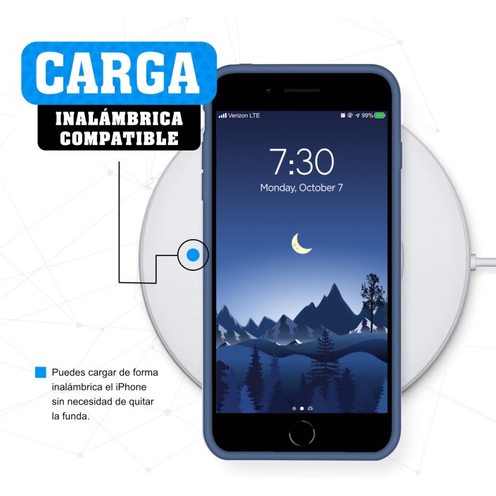 Funda Silicona para Apple iPhone 7 / 8 / SE...