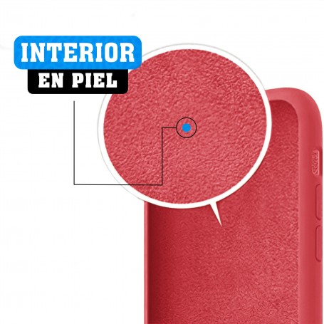 Funda Silicona para Apple iPhone 7 / 8 / SE 2020 Frambuesa - Librephonia